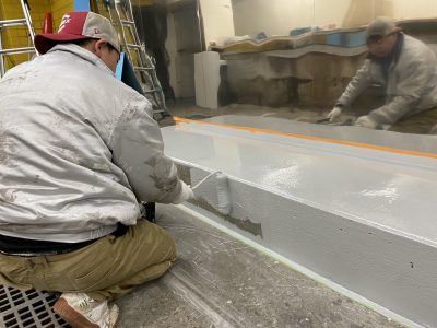 横浜市　S様店舗　内装塗装・床防水 | 内装塗装