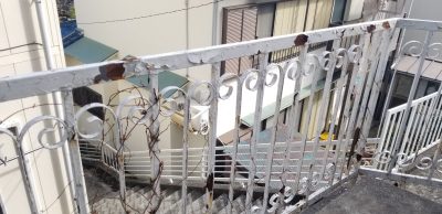 横浜市　K様邸　フェンス・手摺塗装 | 外構塗装